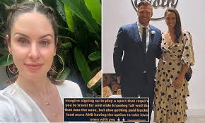 Footy star's wife slams tennis player Sam Groth over comments