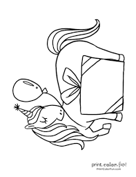 Click the birthday of unicorn coloring pages to view printable version or color it online (compatible with ipad and android tablets). Top 100 Magical Unicorn Coloring Pages The Ultimate Free Printable Collection Print Color Fun