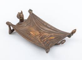 Russell & Erwin Bronze Horned Devil Sculpture sold at auction