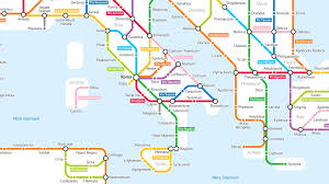 What The Roman Empire Would Have Looked Like As A Subway Map Map Subway Map Roman Roads