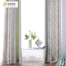 Valance And Blackout Curtain Sheer Window Curtain For Living Room Dihinhome Home Textile