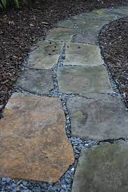 This Project Is Made With Our Blue Crab Orchard Flagstone Thick Landscaping With Rocks Landscaping Supplies Flagstone