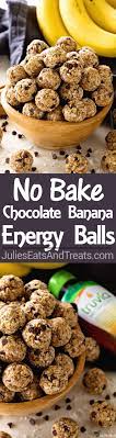 No Bake Chocolate Banana Energy Balls Recipe Delicious Recipe For Energy Bites Loaded With Chocolate C Energy Ball Recipe Energy Bites Recipes Banana Recipes
