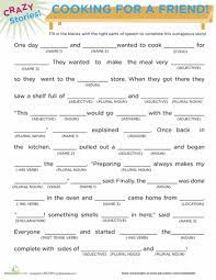 Fill In The Blanks Story Cooking Family And Consumer Science School Time Filler