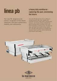 The la marzocco gs3 puts nearly a century of espresso machine innovation within reach. Gs3 La Marzocco Pdf Catalogs Documentation Brochures