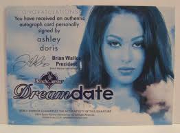 ASHLEY DORIS RED AUTO DREAM DATE DREAMGIRLS 1/1 BENCH WARMER 1OF1 ULTRA  RARE