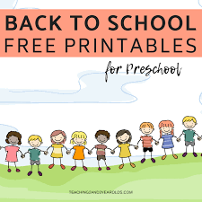 Download free printables for toddlers here for free.new available free printables for toddlerswe hope you find what you are looking for here. Free Back To School Printables For Preschoolers