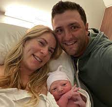 The couple lives happily together and gave birth to their first child on april 4, 2021, and named him kepa cahill rahm. Golfer Jon Rahm And Wife Kelley Welcome A Baby Boy Greatest Day Of My Life