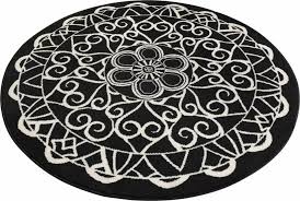 Ob im offenen wohnbereich, zur abgrenzung des essbereichs oder im schlafzimmer als bettumrundung. Teppich Mandala 1 Zala Living Rund Hohe 9 Mm Kurzflor Wohnzimmer Online Kaufen Otto