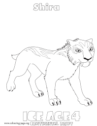 Maybe you would like to learn more about one of these? Ice Age Shira Coloring Page Coloring Pages Ice Age Tiger Coloring