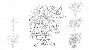 Questa pagina da colorare è stato pubblicato il 15/11/2012 nella sezione: Come Disegnare A Matita Un Bel Bouquet Di Fiori