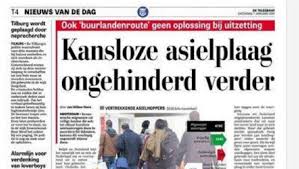 De telegraaf was founded by henry tindal, who simultaneously started another paper de courant. Onrust Op Telegraaf Redactie Om Term Kansloze Asielplaag De Volkskrant