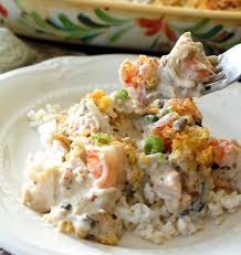 In a small bowl, whisk mayonnaise, milk, pepper and worcestershire sauce; Seafood Casserole Recipe Cherchies Blog
