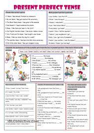 Present Perfect Tense Present Perfect Tense Exercises Present Perfect Perfect Tense