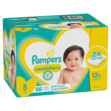 Pampers swaddlers diapers super pack size newborn (88 count). Pampers Swaddlers Diapers Size 5 88 Count