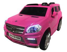 12 Volts Mercedes Gl63 Luxe Amg Voiture Electrique Enfant Pneus Gomme