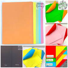 Contohnya jingga, hijau dan ungu. 4 12pc Kad Manila A4 160gsm Duo Color 160gsm 180gsm Hitam 220gsm Manila Card A4 15 Pilihan Shopee Malaysia