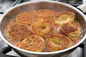 Sopa Seca De Fideo Mexican Style Angel Hair Nests Recipe Flexitarian Recipes Vermicelli Recipes Recipes