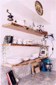 Decorative Kitchen Storage Shelves Small Kitchen Big Storage Ideas Rustic Kitchen Storage Ideas Kitchens Live Edge Live Edge Shelves Floating Shelves