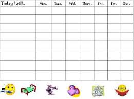 Free Chore Charts Chores List Behavior Chart