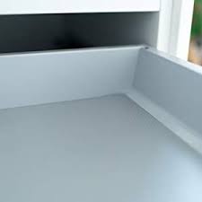 Amazon De Haggiy Schubladeneinlage Kuchenschrankeinlage 200 X 48 Cm Rutschfest Und Elastisch Grau Schubladen Einlagen Schubladen Einlage