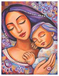Mother Child Motherhood Art Nursery Wall Art Beauty Etsy Mother And Child Painting Mother Art Mother And Child