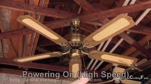 Some ceiling fan manufacturers have embraced the idea of a vintage, cottage, or antique ceiling fan design since then this is the ceiling fan design that caused me to fall in love with the vintage look. Moss Hf100 Series Heirloom Deluxe Ceiling Fan Version 1 1 Youtube