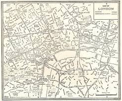 1937 London City Map Antique Street Map Of London Black And Etsy London Map Old Maps Of London Central London Map