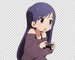Search more hd transparent anime gif image on kindpng. Gif Anime Animated Film Anime Purple Black Hair Violet Png Klipartz