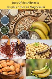Magnesium Liste Des Aliments Les Plus Riches En Magnesium Alimentation Aliments Riches En Magnesium Alimentation Et Sante