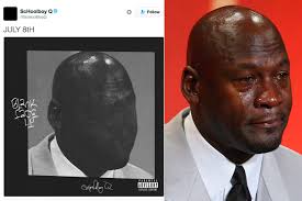 ScHoolboy Q's 'Blank Face' album art is a blank Crying Jordan face