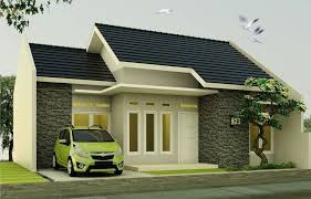 Desain rumah ini terlihat besar meskipun hanya . Foto Rumah Minimalis Sederhana 1 Lantai Tampak Depan Rumah Minimalis Arsitektur Rumah Indah