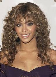 Medium length blonde hair with bangs. Impressive Curly Hairstyles With Medium Length Size