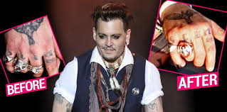 Select from premium johnny depp tattoo of the highest quality. From Slim To Scum Johnny Depp Amends His Tattoo Dedicated To Estranged Wife Amber Heard
