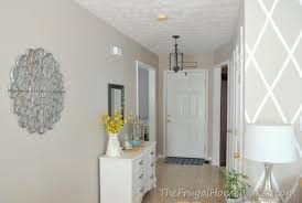 Building with clay and paper to strengthen work. Entryway Before And After Beige To Greige With Behr Paint The Frugal Homemaker