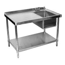 Check spelling or type a new query. Work Table With Prep Sink Sink On Right 84 W X 24 D X 37 H Overall 18 304 Stainless Hotel Restaurant Supply