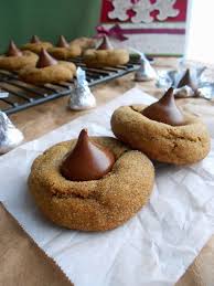 Gingerbread Kiss Cookies Christmas Baking Kiss Cookies Sweet Recipes