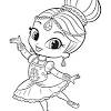 About shimmer and shine pencil coloring. 1
