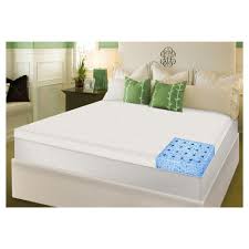 Threshold 2 Temperature Regulating Memory Foam Mattress Topper White In 2019 Memory Foam Mattress Topper