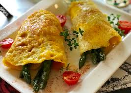 As mixture begins to set at bottom and side, gently lift cooked portions. Keto Friendly Egg Wrap With Asparagus And Organic Uncured Bacon Or Smoked Salmon New You Food