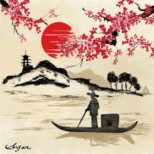 Japanese art is one of the world's greatest treasures. Landscape In Traditional Japanese Sumi E Style Finished Artworks Krita Artists