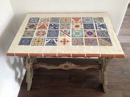 Talavera Tile Table Tile Tables Talavera Tiles Table