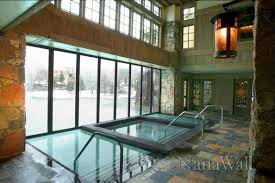 A Pool For Summer Or Winter With Glass Patio Enclosures From Nanawall Pool Houses Indoor Outdoor Pool Pool House