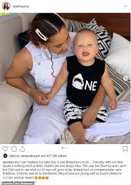 Stephen curry gets his son (canon curry) ready for the nba with help from dell curry! Ayesha And Stephen Curry Celebrate Son Canon S First Birthday He S So Calm And Flirtatious Daily Mail Online
