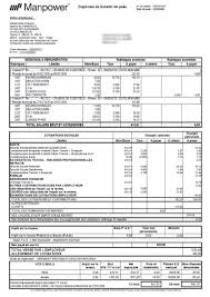 Quelles sont les obligations juridiques ? Lire Feuille De Paie Salaries Interimaires Manpower Mode D Emploi Manpower Fr