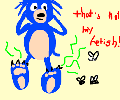 sonic's feet - Drawception