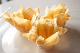 Tempo fa ci siamo incontrate per un caffè e ci ha regalato la su. Cestini Di Pasta Fillo Padella In Tavola