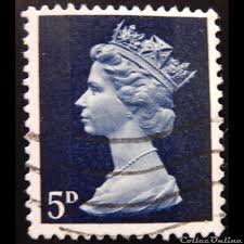 L'angleterre, l'écosse, le pays de galles et l'irlande du nord. Royaume Uni 00477 Reine Elisabeth Ii 5d De 1967 Briefmarken