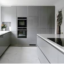 Check out these 15 ideas that can take your culinary why not go for a black and white look in your kitchen? Latest Free Of Charge Kitchen Furniture Modern Tips Modern Grey Kitchen Grey Kitchens Modern Kitchen