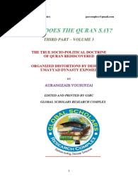 Waktu yang salah cover tami aulia lirik. What Does The Quran Say English Third Part Aurangzaib Yousufzai Quran Islam
